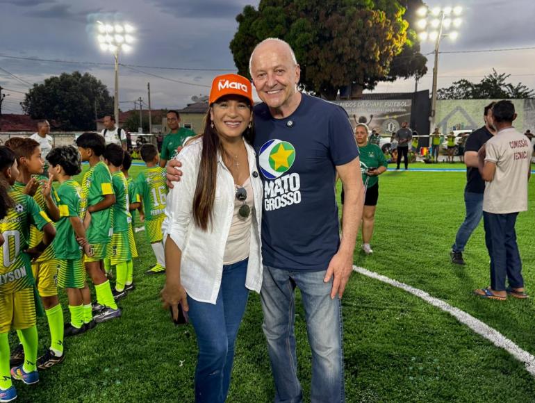 Dra. Mara destaca união entre poderes durante entrega de complexo esportivo no Três Barras