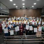 Vereadora Samantha Iris homenageia integrantes da Missão Enchei-vos com moções de aplausos